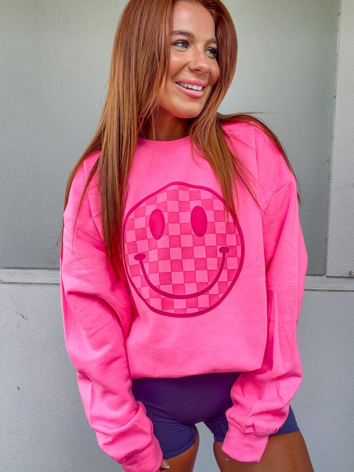Color Smiley C.O.C. Graphic Pullover