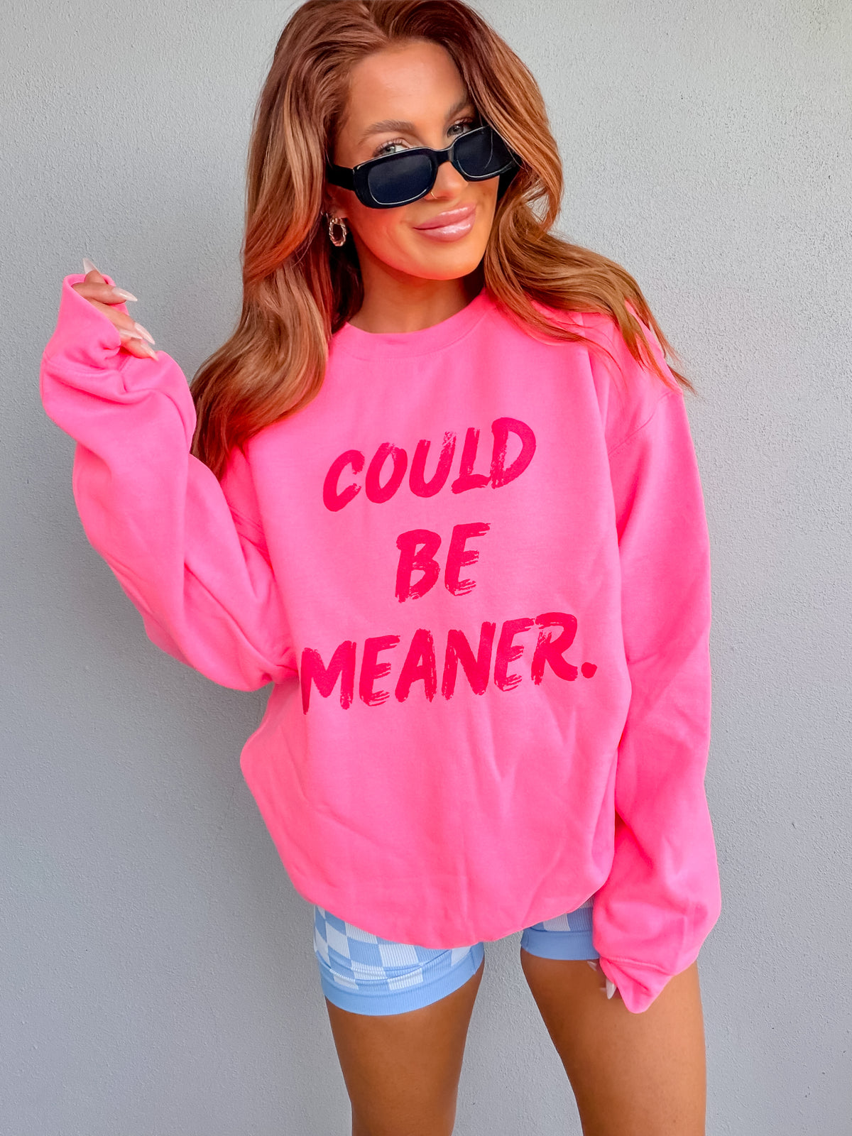 Could Be Meaner Graphic Pullover C.O.C