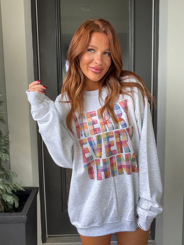 Merry Every Thing Graphic Top