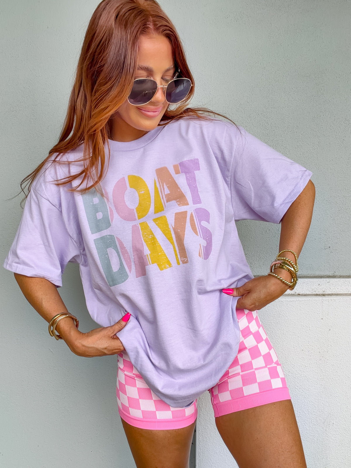 Boat Days Graphic Top