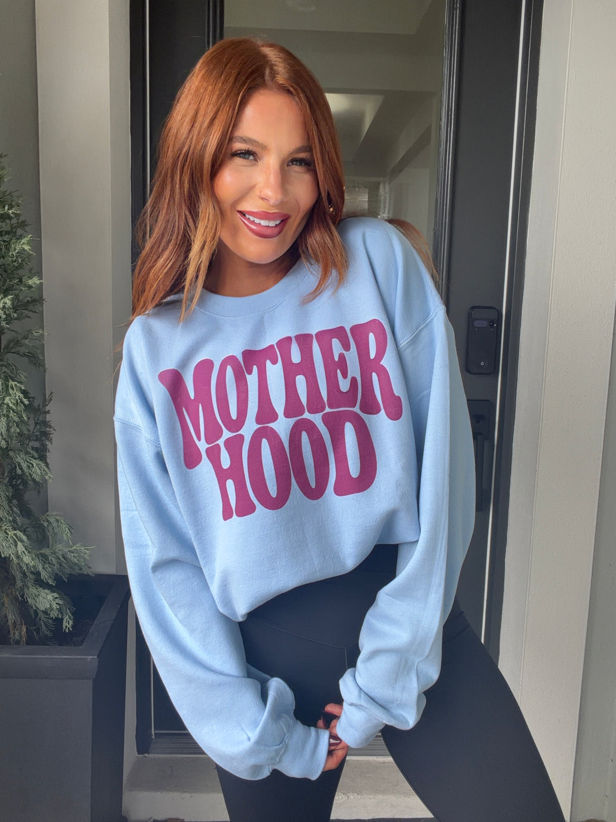 Pink Motherhood Graphic Top