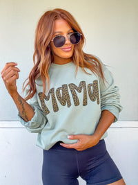 Cheetah Mama Graphic Pullover
