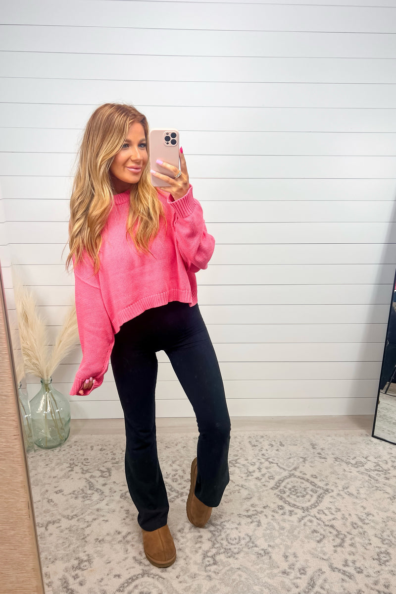 Something To Consider Pink Luxury Sweater