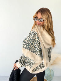 All Out Mode Leopard Fleece Jacket