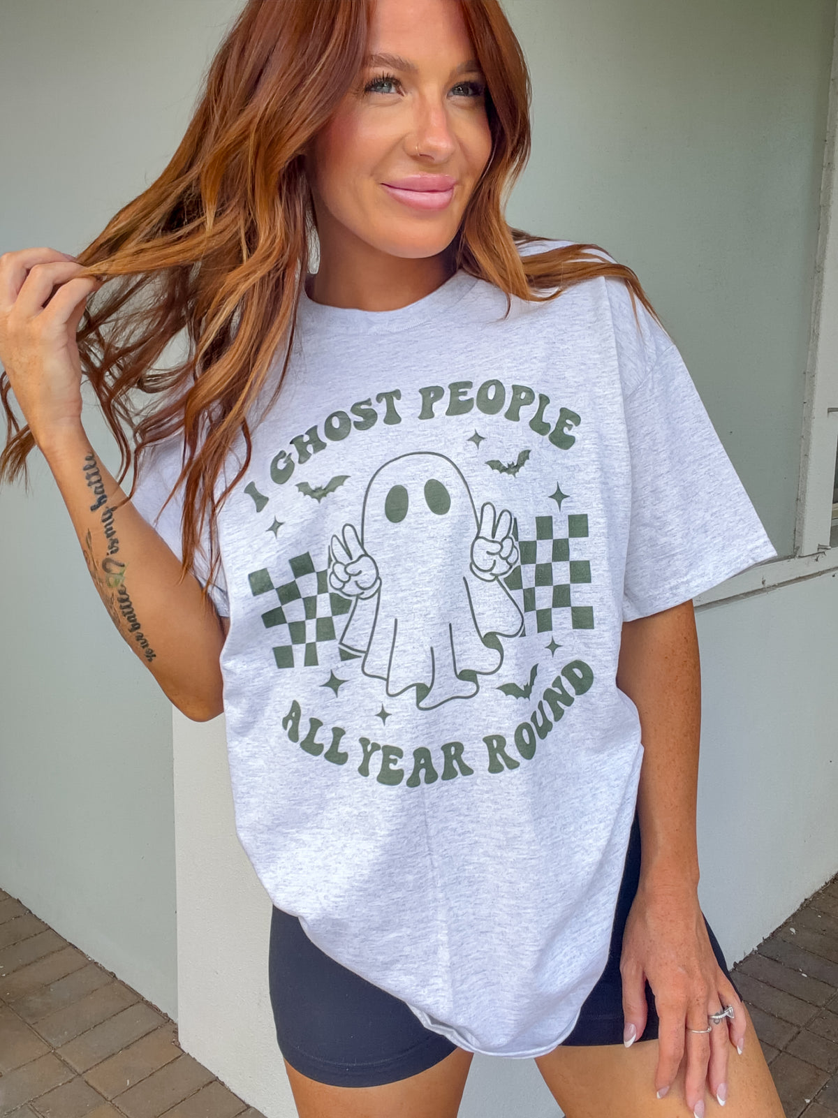Ghost People Graphic Top
