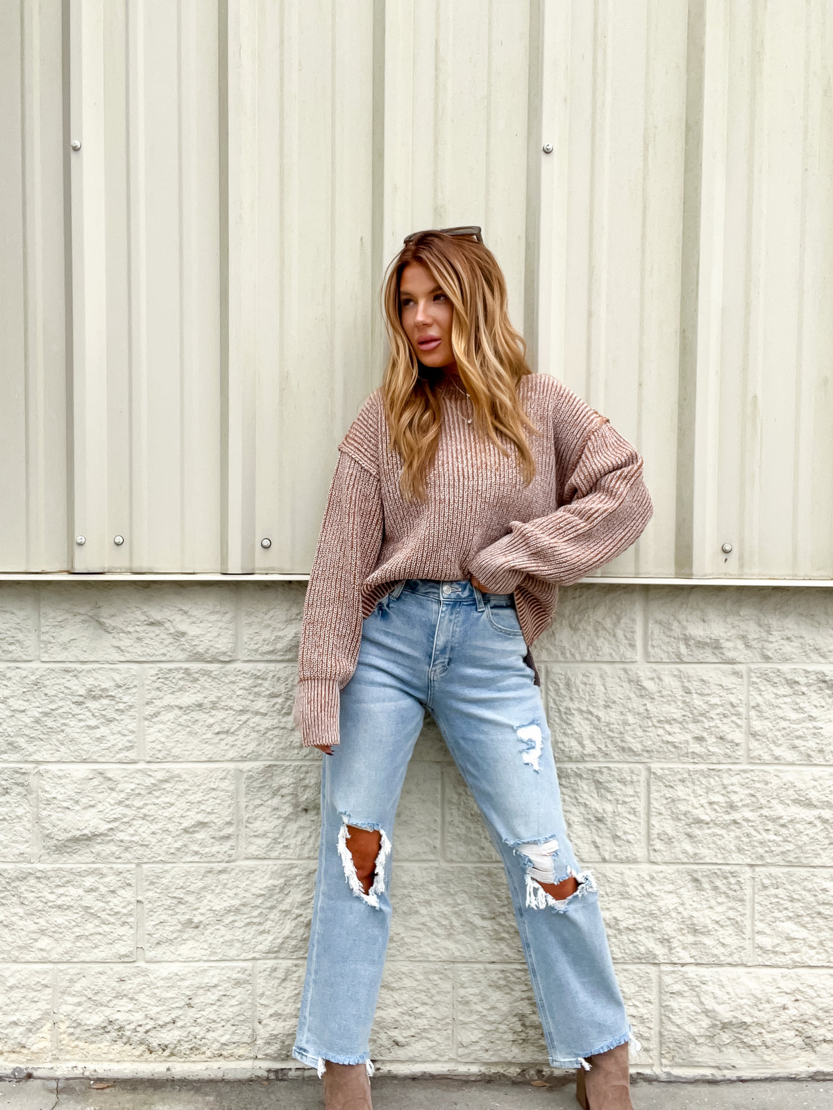 A Little Daring 90's Vervet Dad Jeans