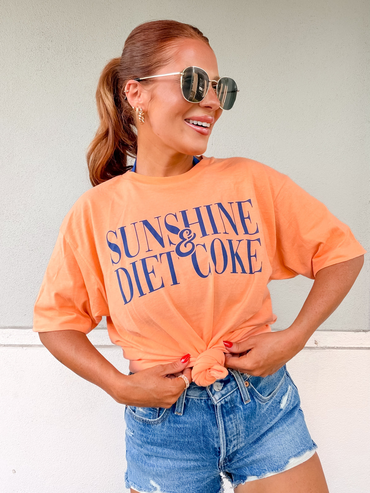 Blue Sunshine Diet Graphic Top