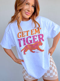 Get 'Em Tiger Graphic Top