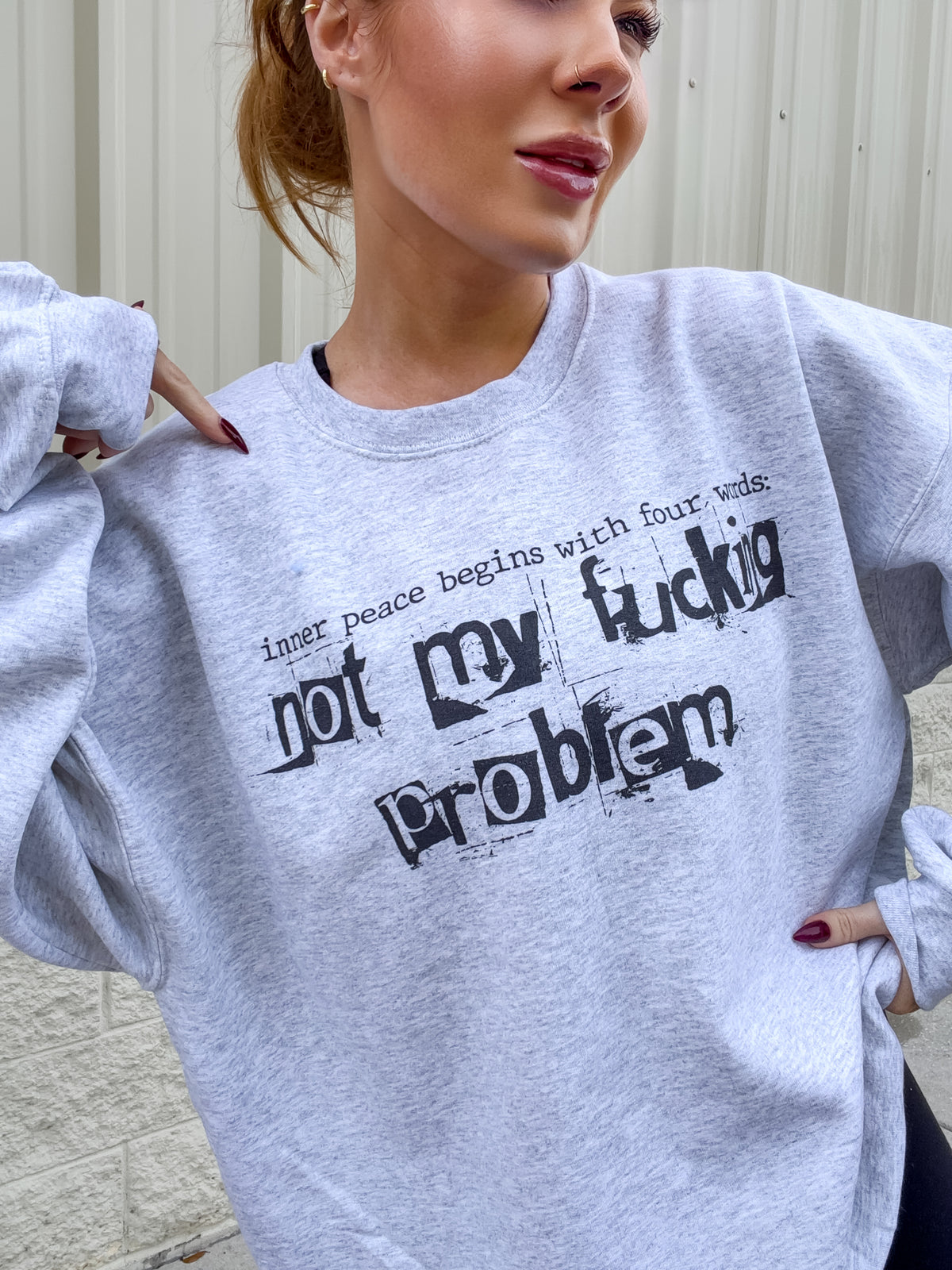 Inner Peace Graphic Pullover