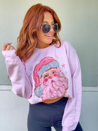 Painted Santa Graphic Top