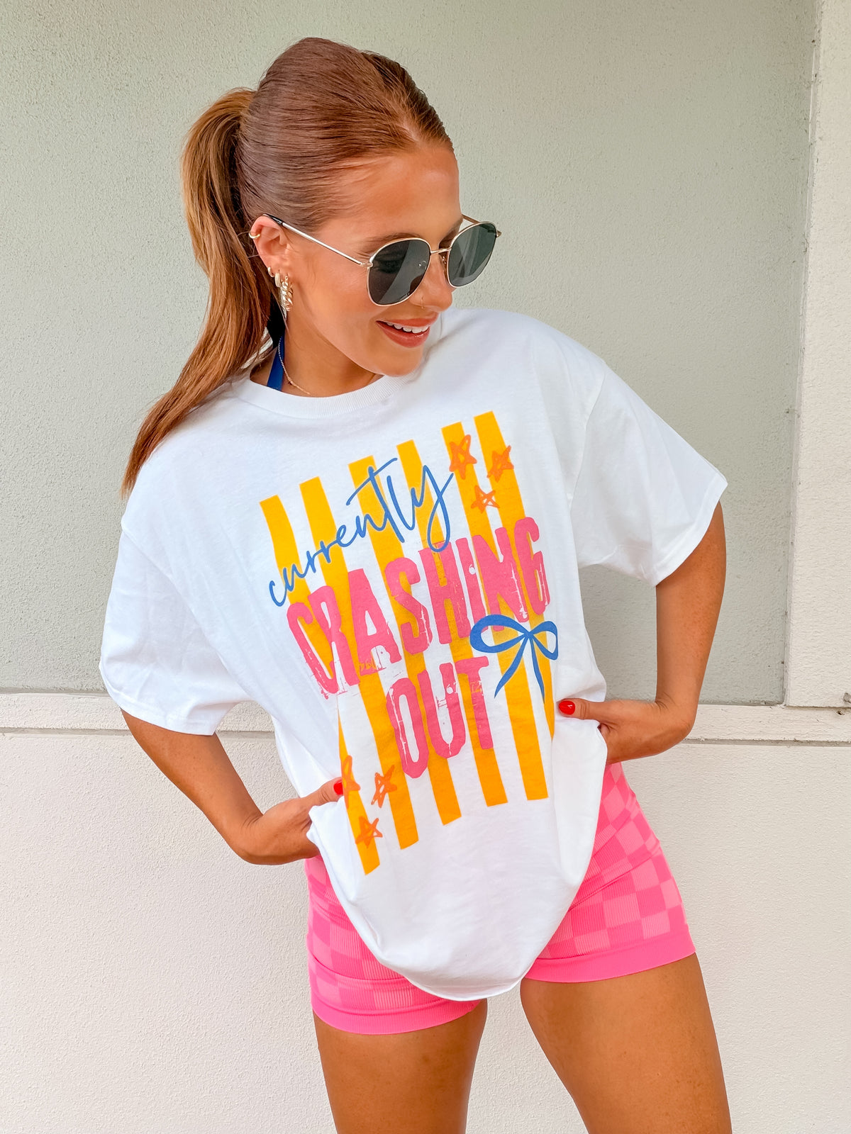 Crashing Out Graphic Top