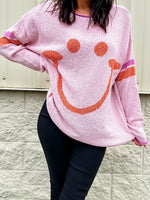 Happy For You Lilac Rose Sweater