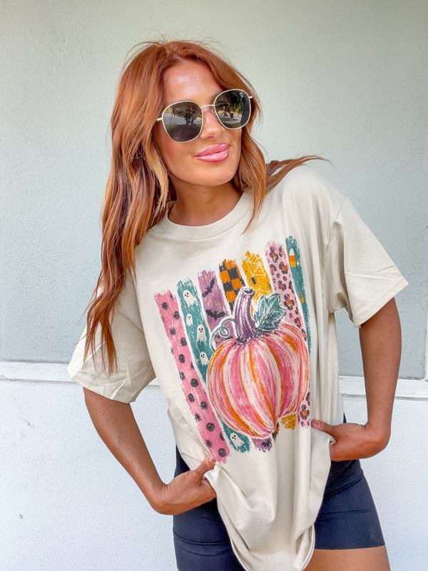 Halloween Pumpkin Graphic Top