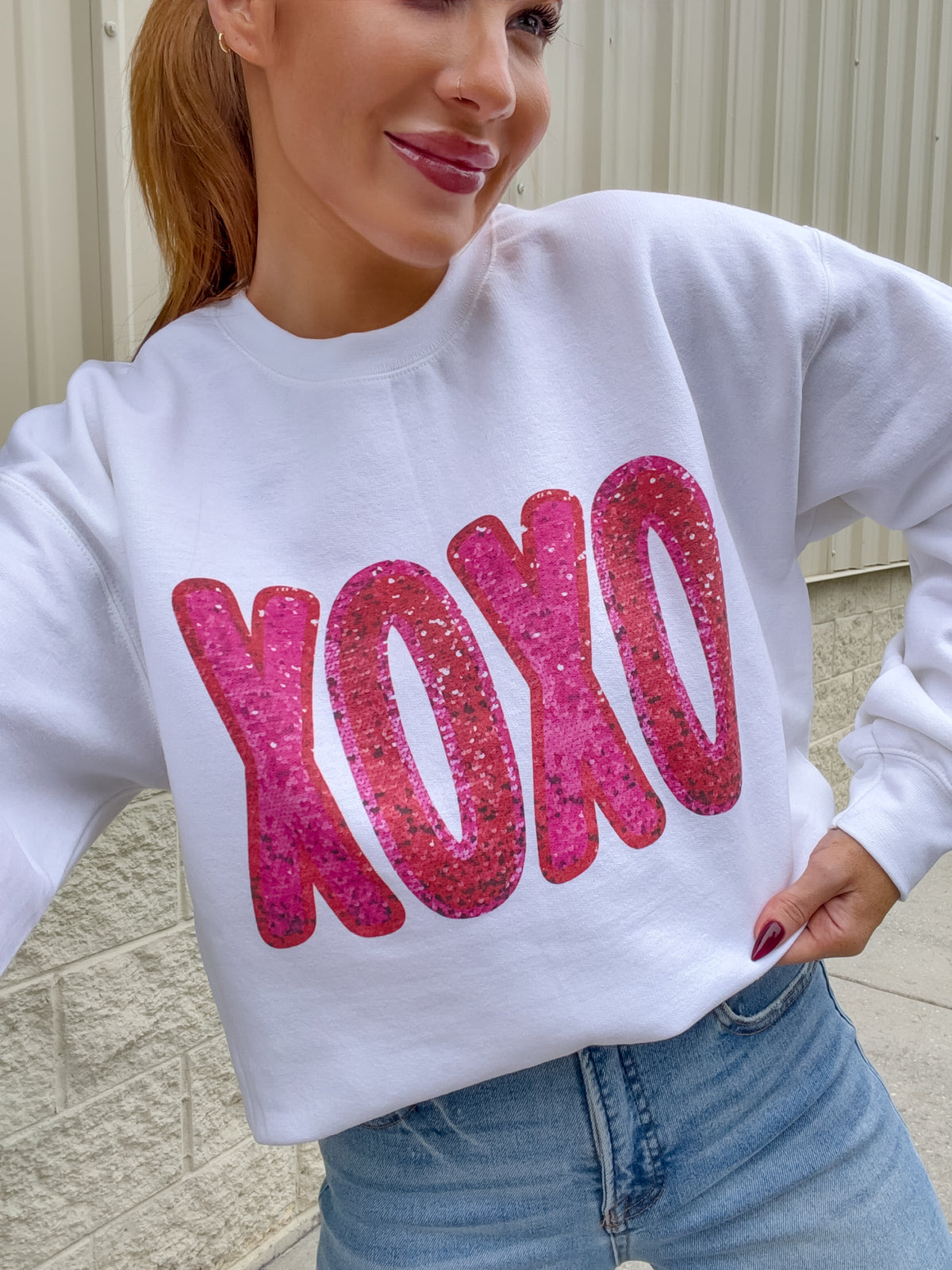 Sparkle XO Graphic Top