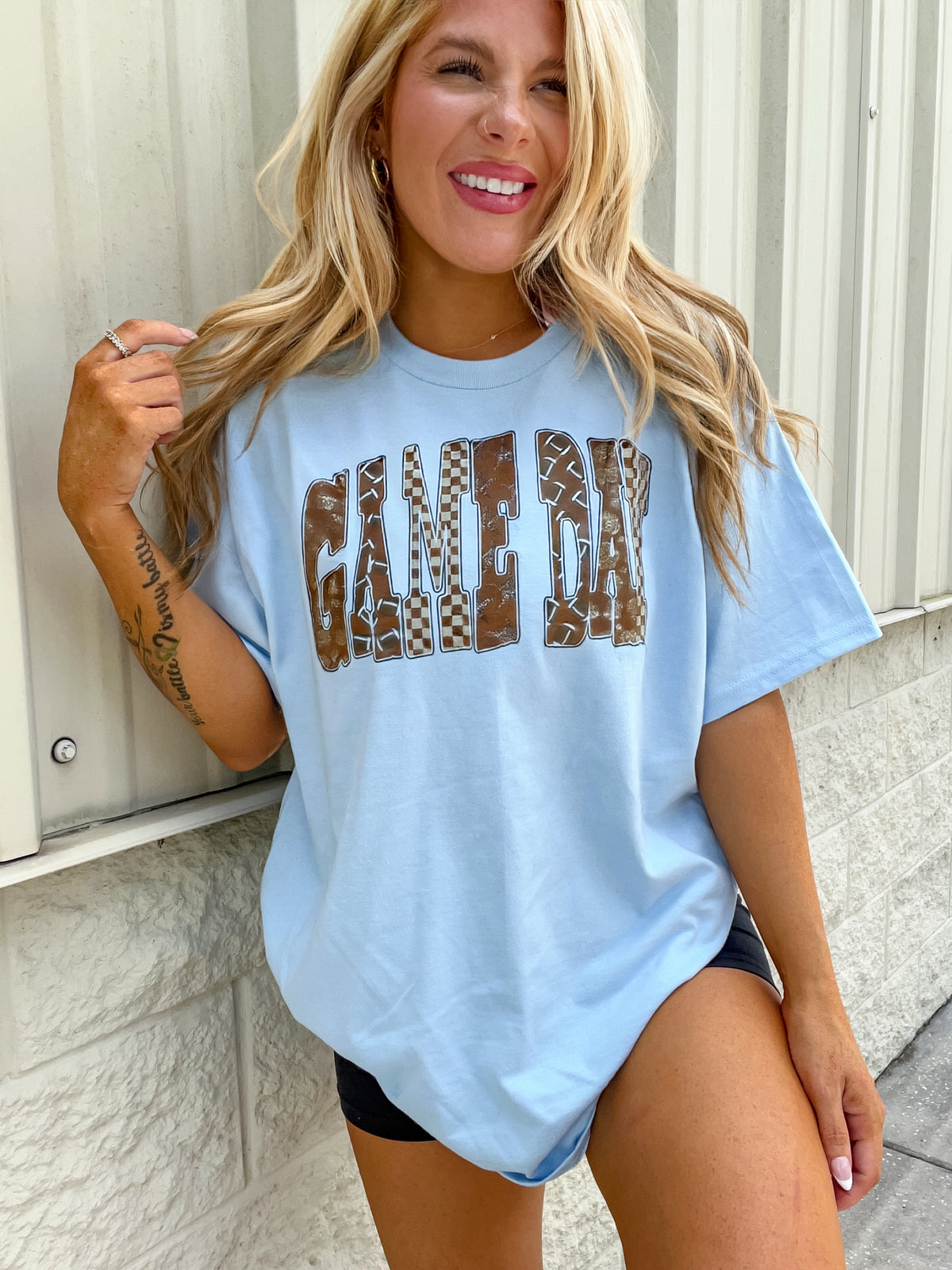 Trendy Game Day Graphic Top