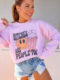 Smile People Too Graphic Top