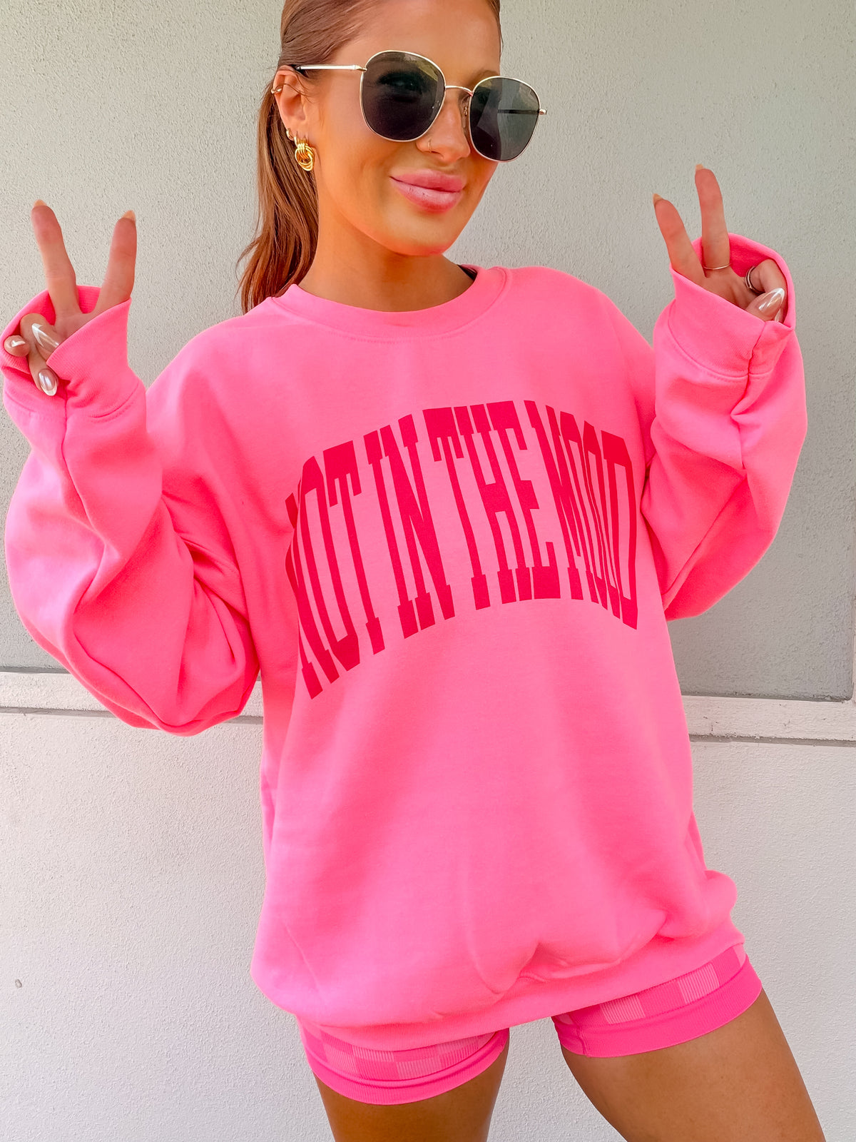Varsity Not In The Mood Graphic Pullover C.O.C.