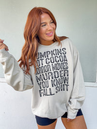 You Know Graphic Pullover