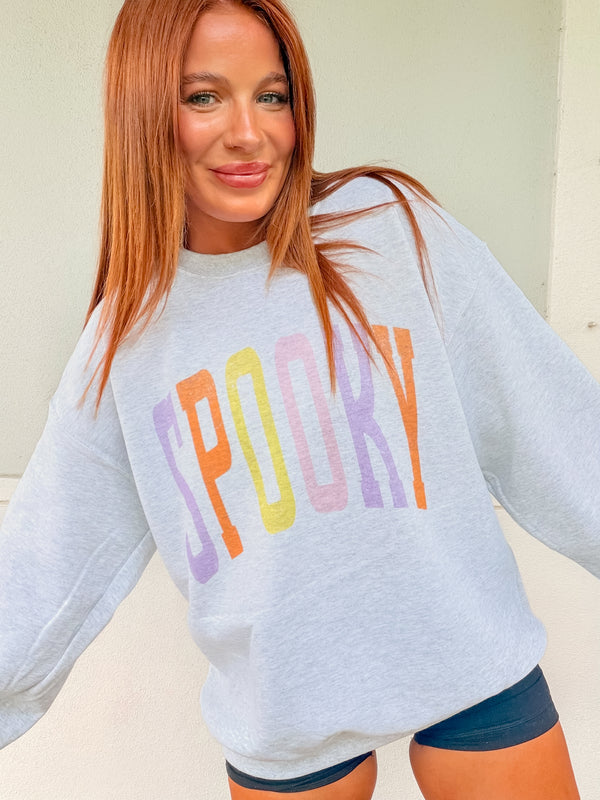 Colorful Spooky Graphic Top