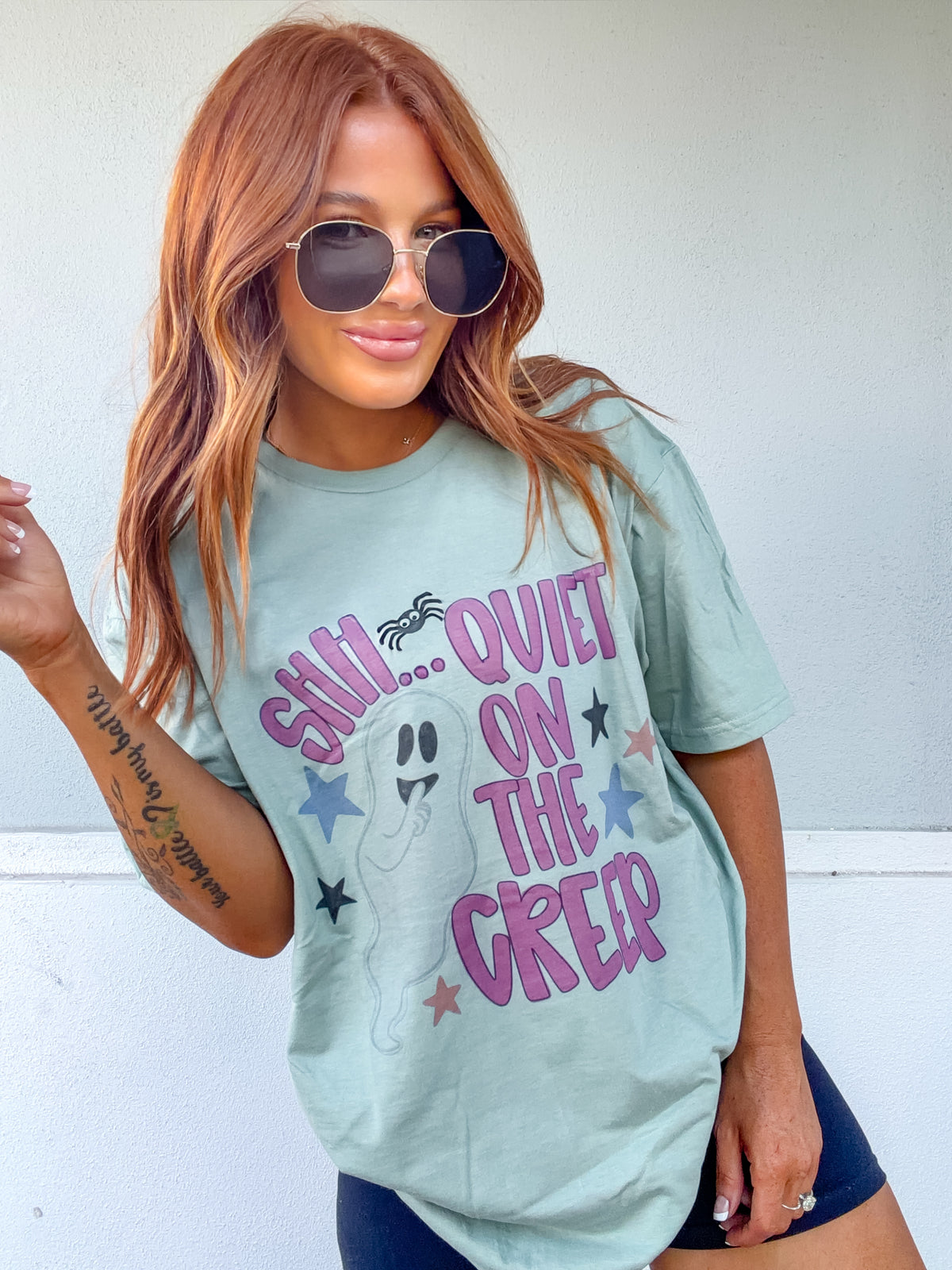 On The Creep Graphic Top