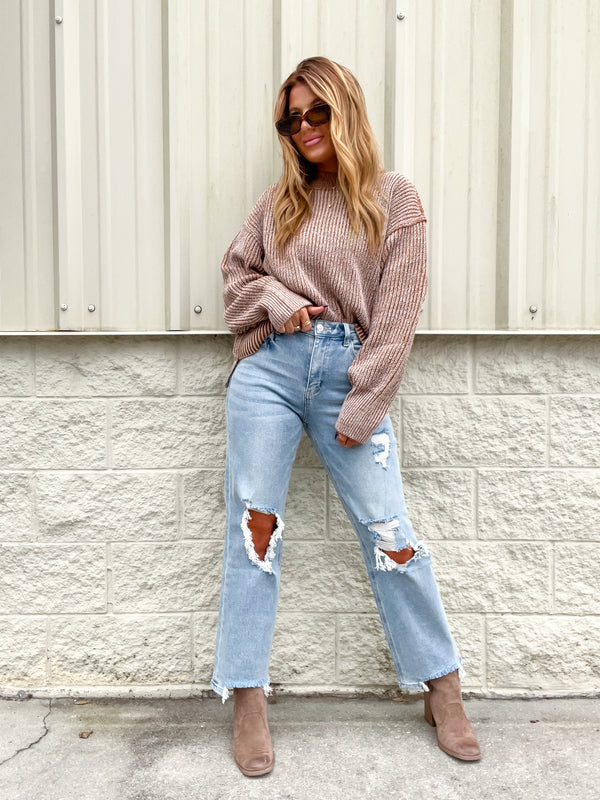 A Little Daring 90's Vervet Dad Jeans