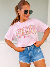 Floral Anxious Graphic Top