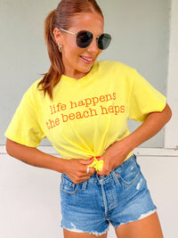 Life Happens Graphic Top