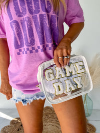 Trendy Clear White Game Day Bag