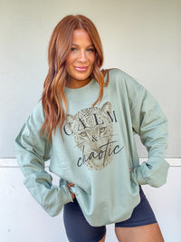 Calm And Chaotic Graphic Top