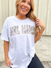 Camo Girl Mama Graphic Top