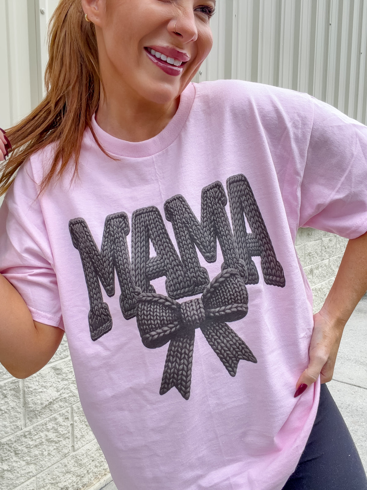 Yarn Bow Mama Graphic TEE