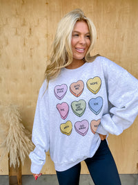 Anti Valentines Candy Hearts Graphic Top