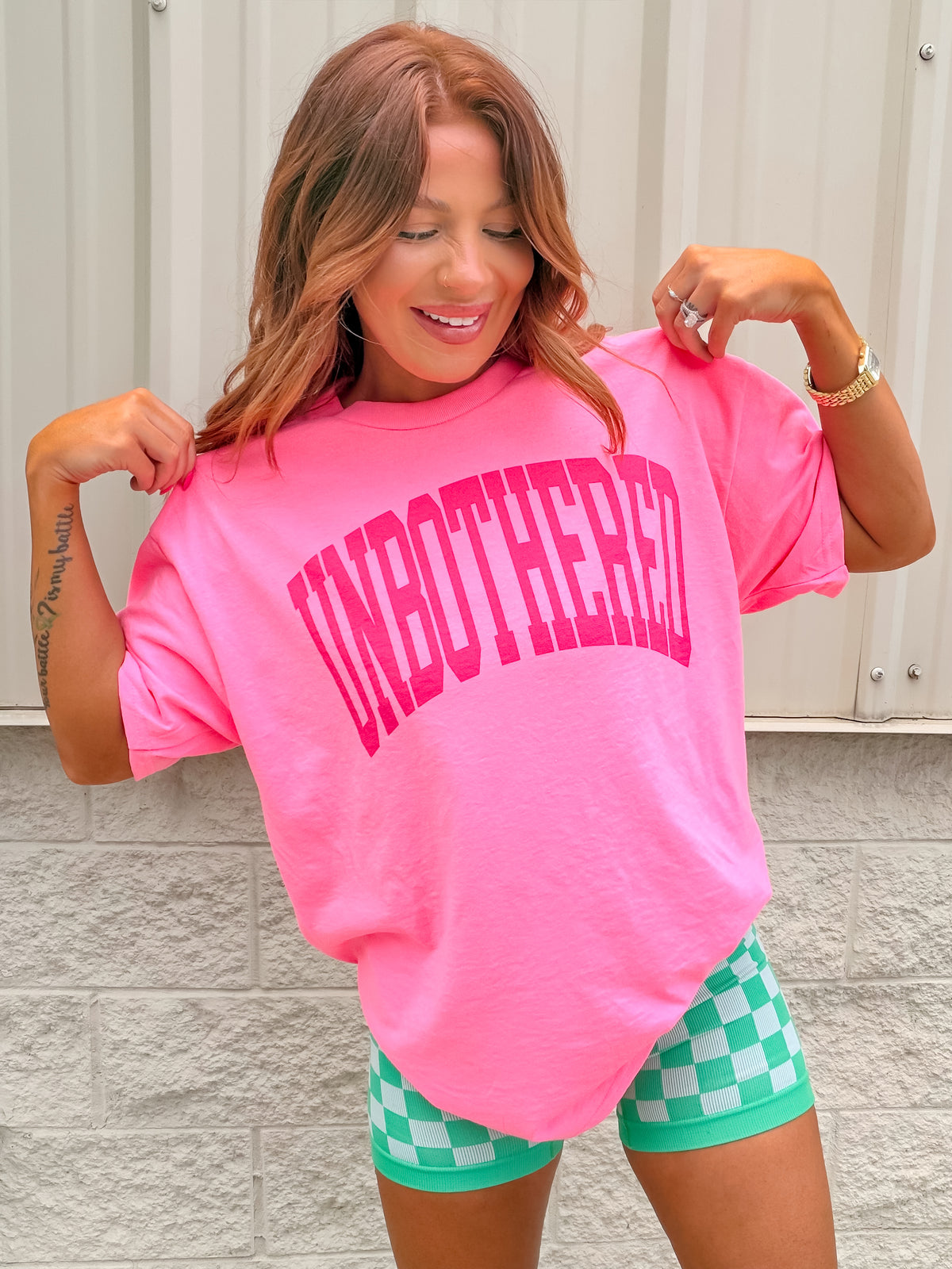 Varsity Unbothered Graphic Tee C.O.C