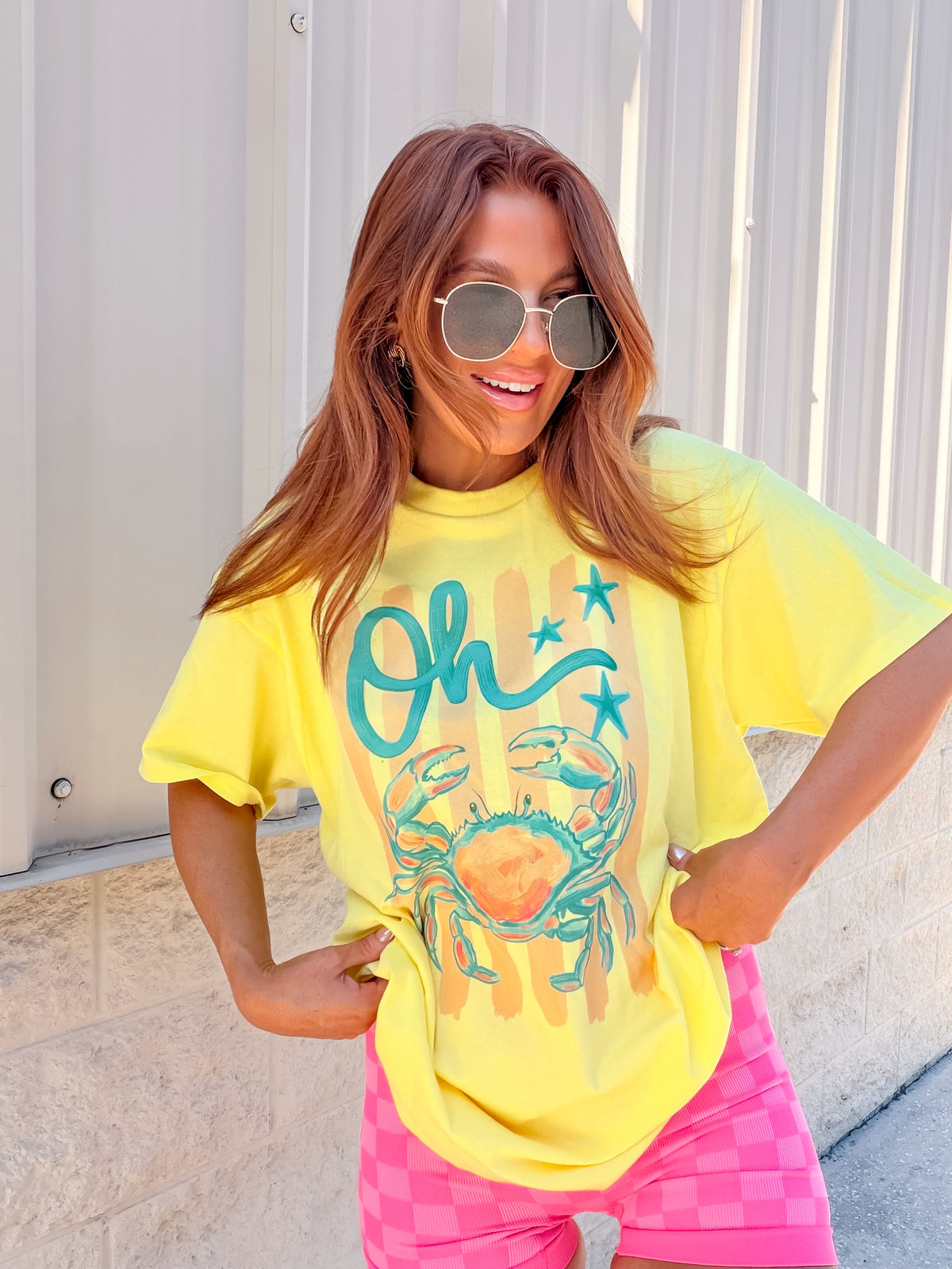 Oh Crab Graphic Top