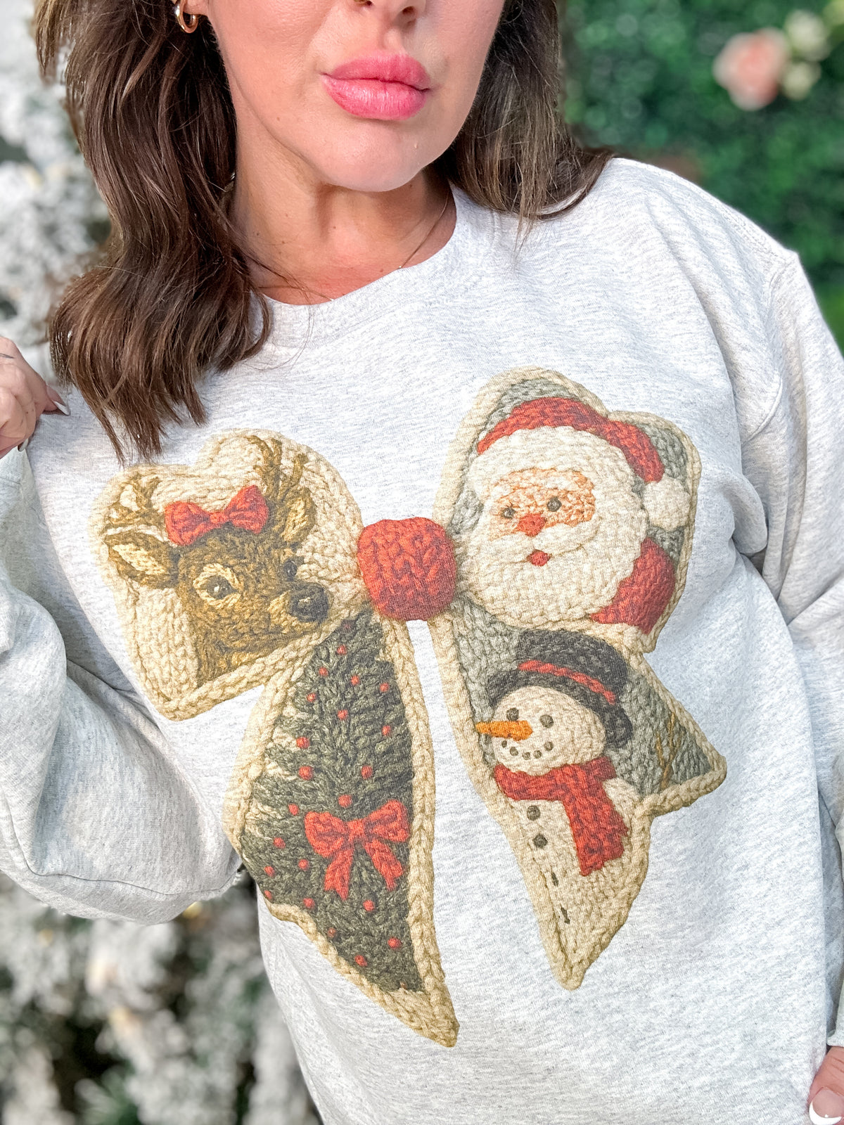 Vintage Yarn Bow Graphic Top