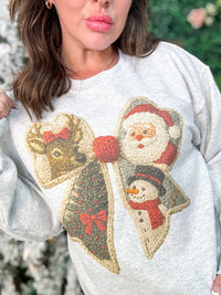 Vintage Yarn Bow Graphic Top