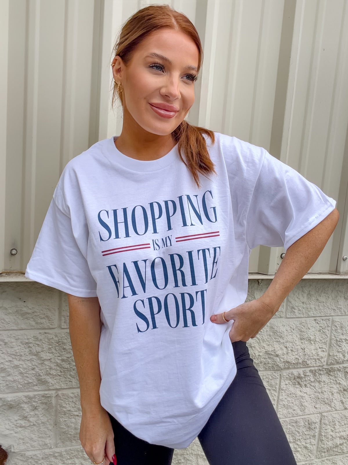 Shopping Sport Graphic Top