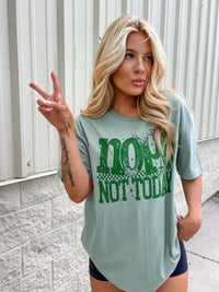 Checker Nope Not Today Graphic Tee C.O.C.