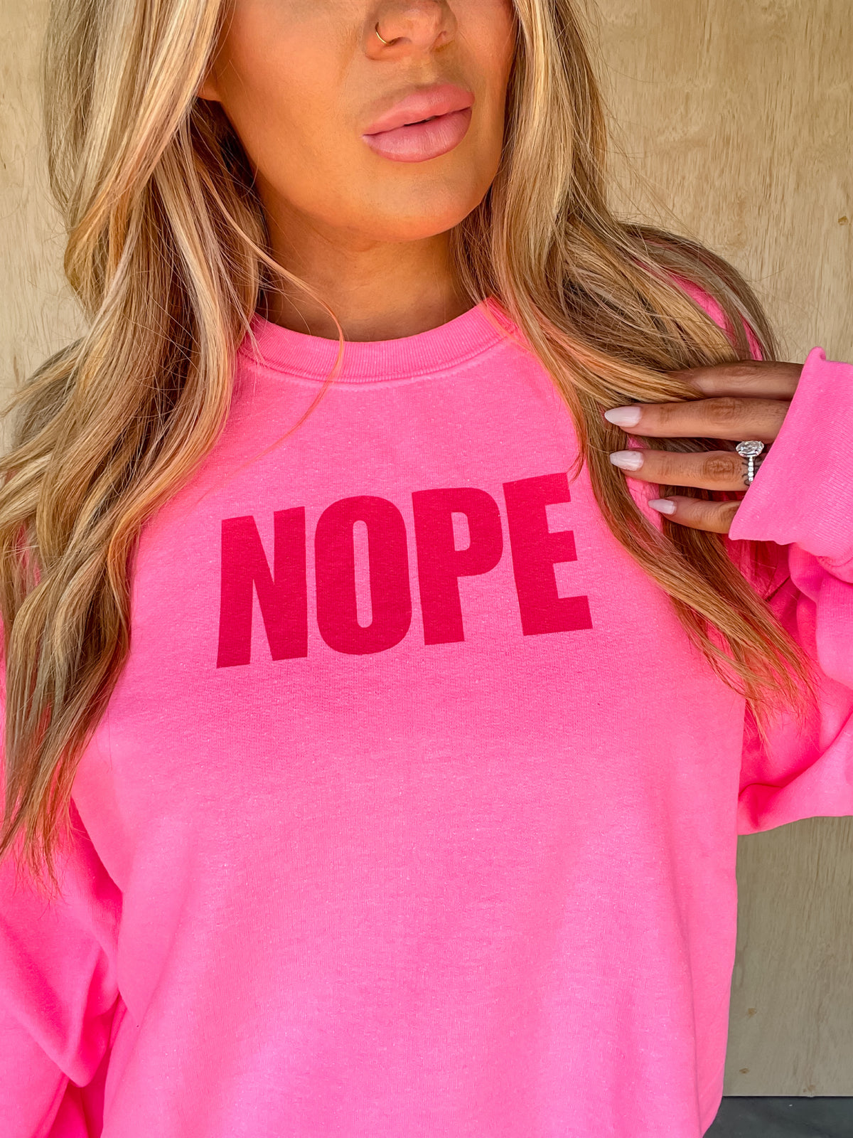 NOPE Graphic Sweatshirt