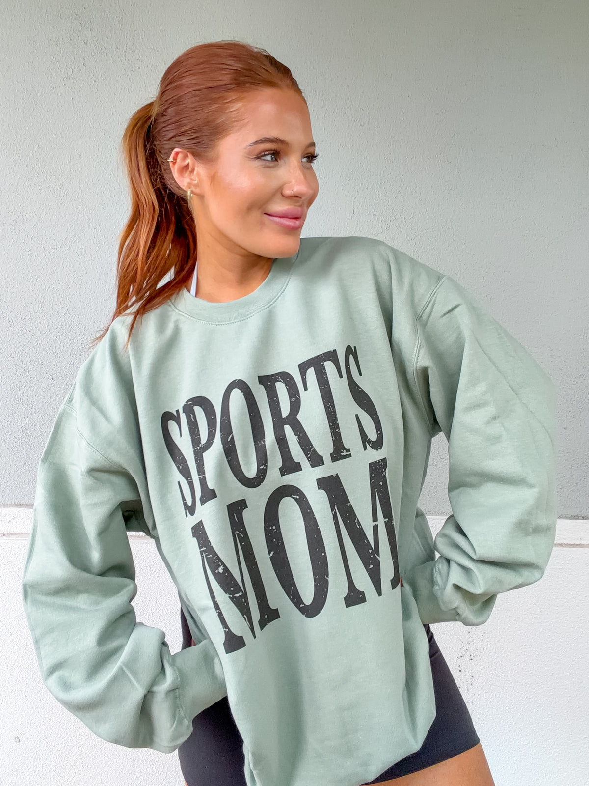 Sports Mom Graphic Top