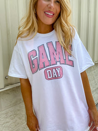 Preppy Game Day Graphic Top
