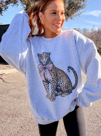 Coquette Leopard Graphic Top