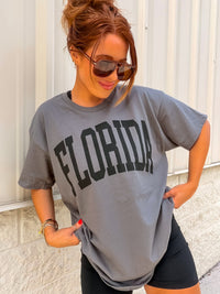 Black Varsity States Graphic Tee