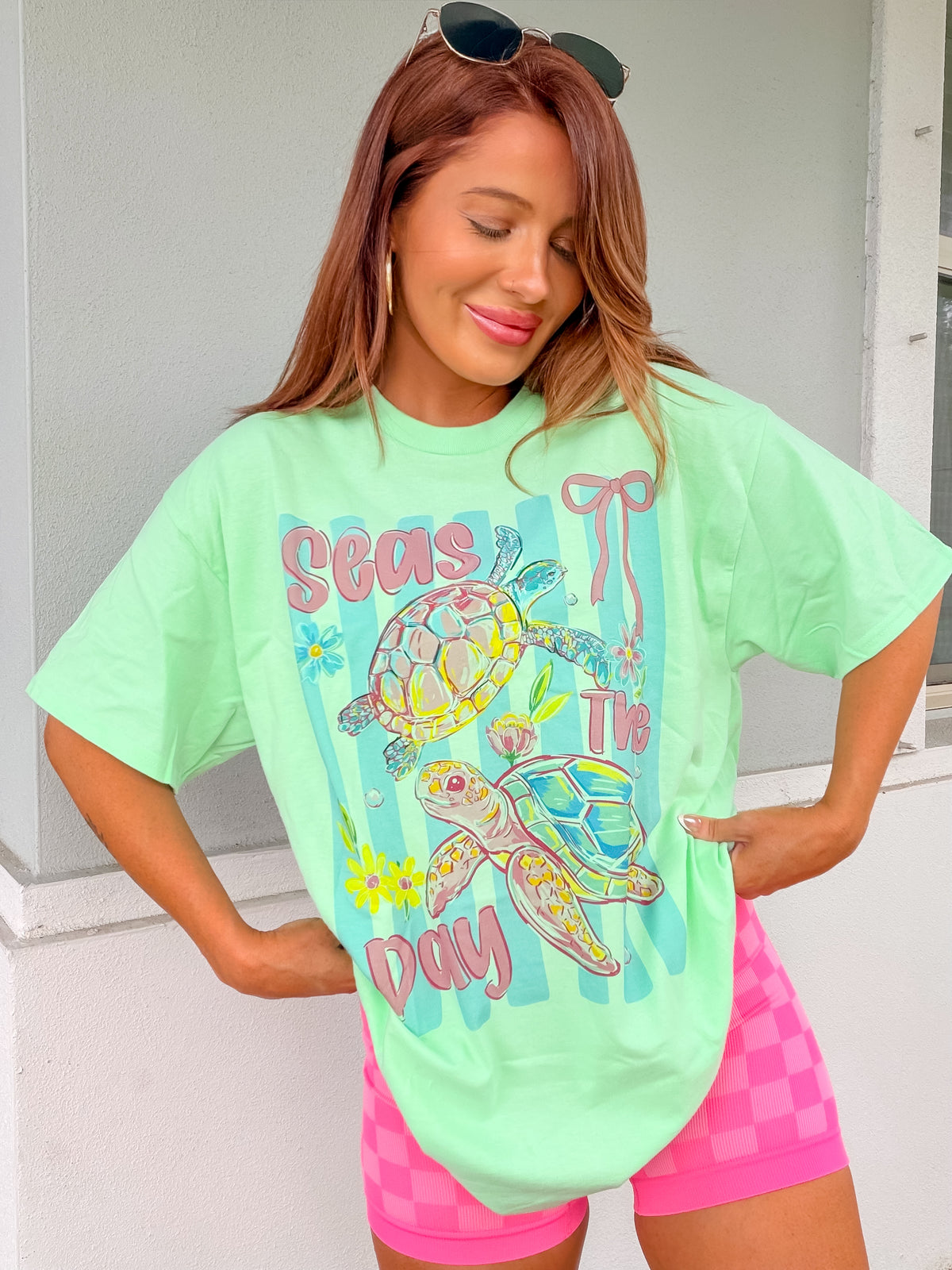Coquette Seas Graphic Top