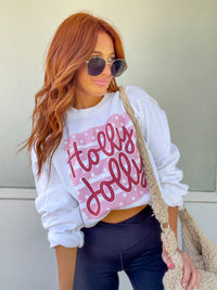 Polka Holly Jolly Graphic Top