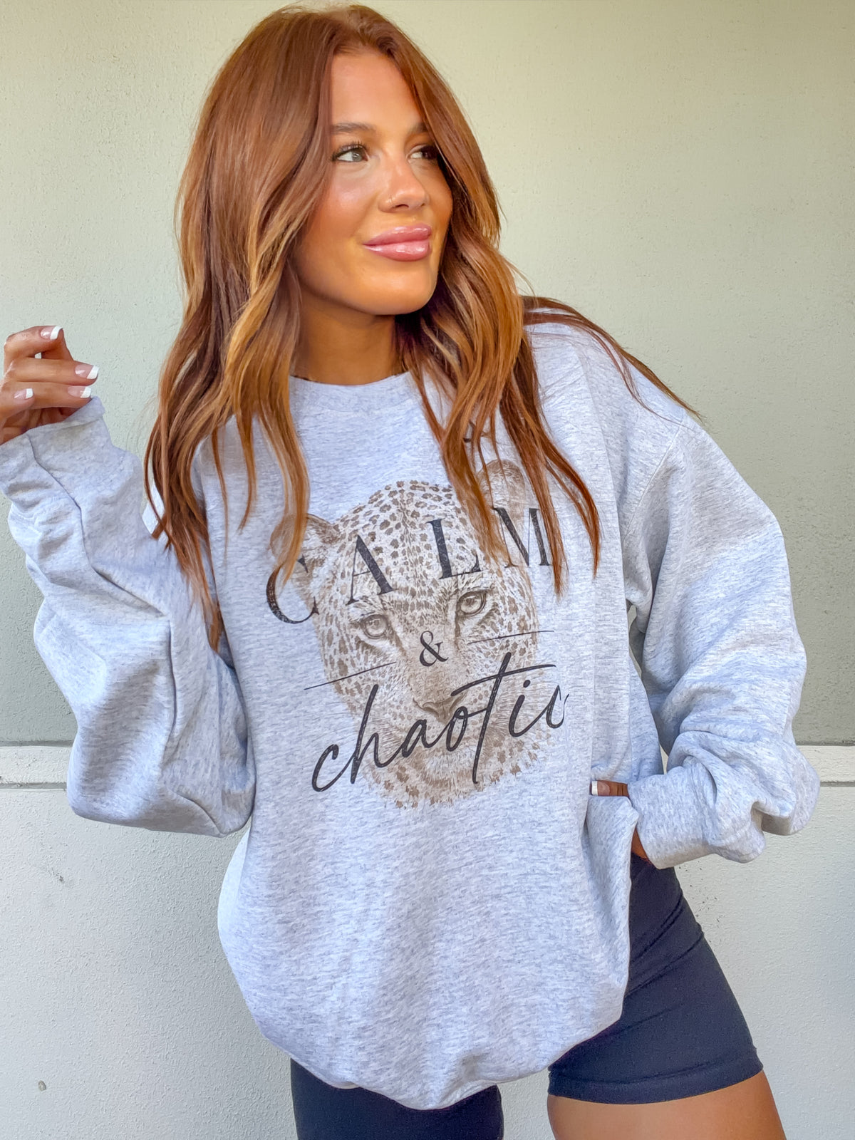Calm And Chaotic Graphic Top