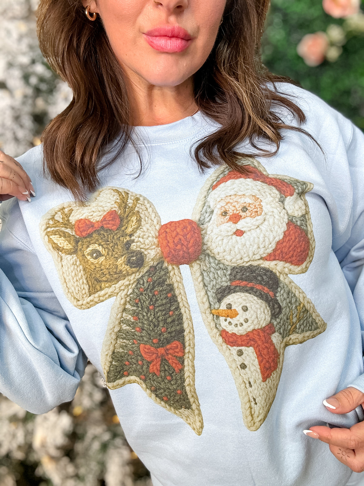 Vintage Yarn Bow Graphic Top