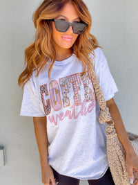 Retro Pink Coffee Graphic Top