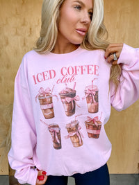 Iced Coffee Club Graphic Top