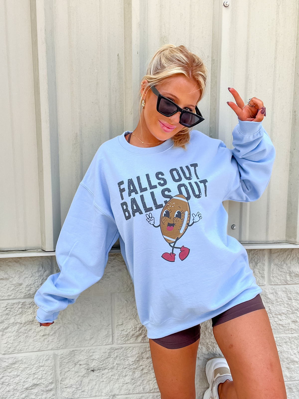 Football Falls Out Graphic Top